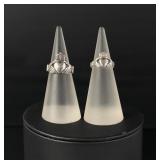 Sterling Silver Claddagh Rings