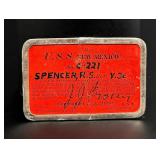 WW2 USS New Mexico US Navy Liberty Card