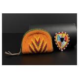 Native American Indian Beaded Coin Pouch