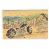 1993 Montana Motorcycle Gang Prison Drawing