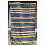 Mexican Wool Serape Saltillo Blanket