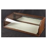 Antique Curved Countertop Store Display Case