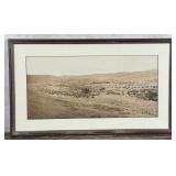 Laton Alton L.A. Huffman Montana Collotype