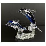Murano Art Glass Dolphins