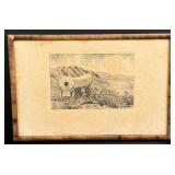 California Trail Etching