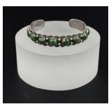 Fred Harvey Era Navajo Sterling Turquoise Bracelet