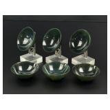 Collection of German Carved Agate Cups Bowls