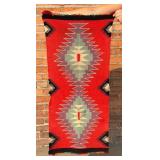Navajo Germantown Indian Rug Saddle Blanket