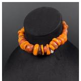 Natural Baltic Butterscotch Amber Bead Necklace