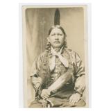 Paul Eagle Chief of Osage Indians RPPC Postcard
