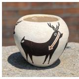 Marie Zieu Chino Acoma Pueblo Miniature Pot