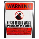 1982 California Neighborhood Watch Sign