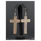 Silpada Sterling Silver Ideal Cross Earrings