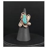 Navajo Sterling Silver Turquoise Ring