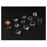 Collection of Costume Jewelry Rings