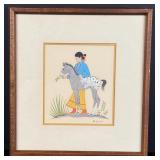 Harrison Begay Serigraph Silkscreen Print