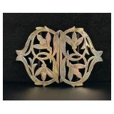 Victorian Sterling Silver Belt Buckle