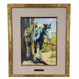 John Moyers Indian Pony Painting