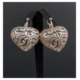 Sterling Silver Heart Earrings