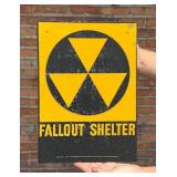 US Department of Defense Fallout Shelter Sign