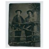 Sharps Borchardt Rifle Tintype Photo