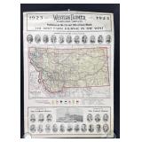 1923 Western Farmer Montana Map