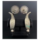 Silver Mounted Montana Cowboy Spurs