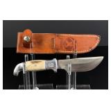 RH Rudy Ruana Bonner Montana Signed Knife 13a