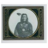 Ojibwa Indian Chief Little Shell Lantern Slide