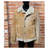 Vintage Marlboro Shearling Leather Jacket