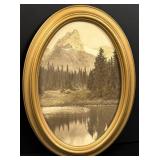 Cathedral Peak Photogravure