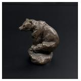 Philip R Goodwin Seated Bear Bronze