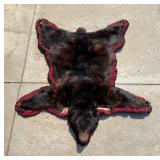 Montana Taxidermy Black Bear Rug