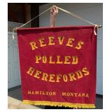 Reeves Polled Herefords Hamilton Montana Banner