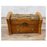 Rustic Wooden Treasure Box