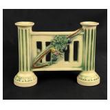 1923 Roseville Corinthian Double Candle Holder