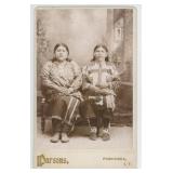 G.W. Parsons Osage Oklahoma Territory Indian Photo