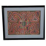 Panama Hand Stitched Kuna Mola Textile