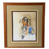 Native American Indian Dancer Painting