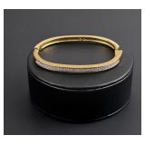 Swarovski Crystal Pave Bangle Bracelet