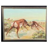 Bob Scriver Pronghorns Painting