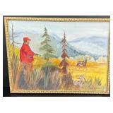 Bob Scriver Moose Hunter Painting