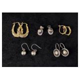 Collection of Sterling Silver Earrings