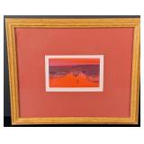 Buffalo Kaplinski Sky Man Watercolor Painting