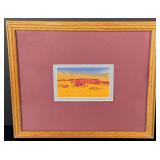 Buffalo Kaplinski Night Wash Watercolor Painting