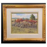 Robert Morgan Montana Mule Deer Painting
