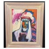 Jo Schleicher War Bonnet Painting
