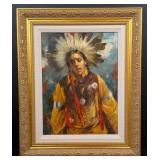 Ramon Kelley At The Sundance Sioux Painting