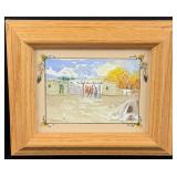Ed Jojola Chile Harvest Watercolor