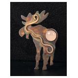 Serendip Designs Sterling Silver Moose Brooch